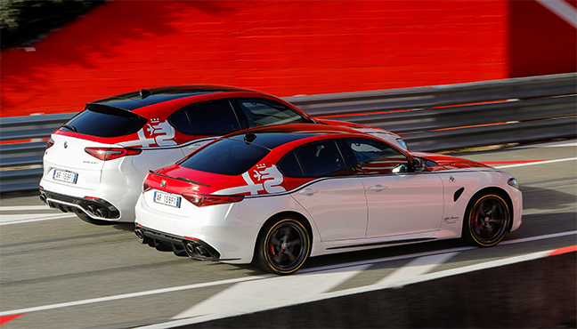 Giulia et Stelvio Quadrifoglio Alfa Romeo Racing