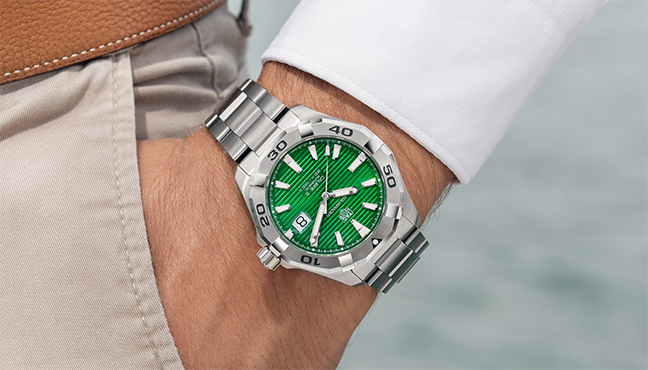 Montre Tag Heuer Aquaracer serti de 11 diamants Quartz - WAY131C.BA0913