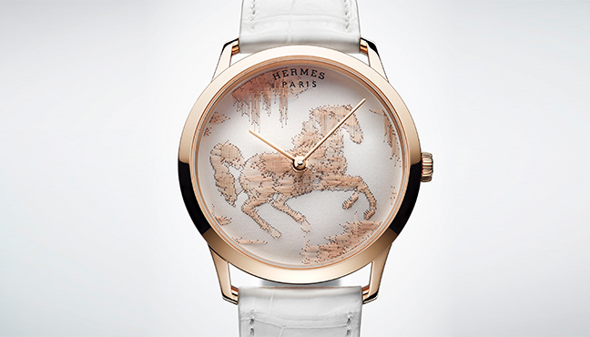 Slim d'Hermès Cheval Ikat