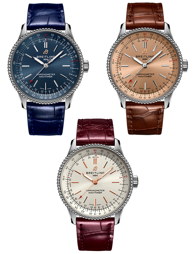 The 7 exclusive journal Breitling Navitimer Automatic 35 : pour les femmes  en quête d'élégance