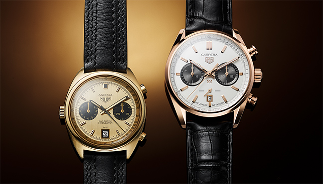 Carrera Chronographe Jack Heuer Édition Limitée or
