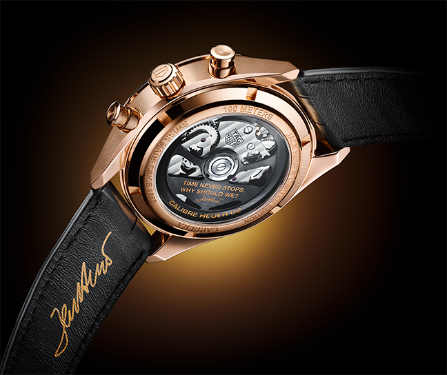 Carrera Chronographe Jack Heuer Édition Limitée or