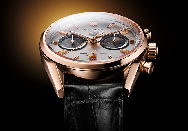 Carrera Chronographe Jack Heuer Édition Limitée or