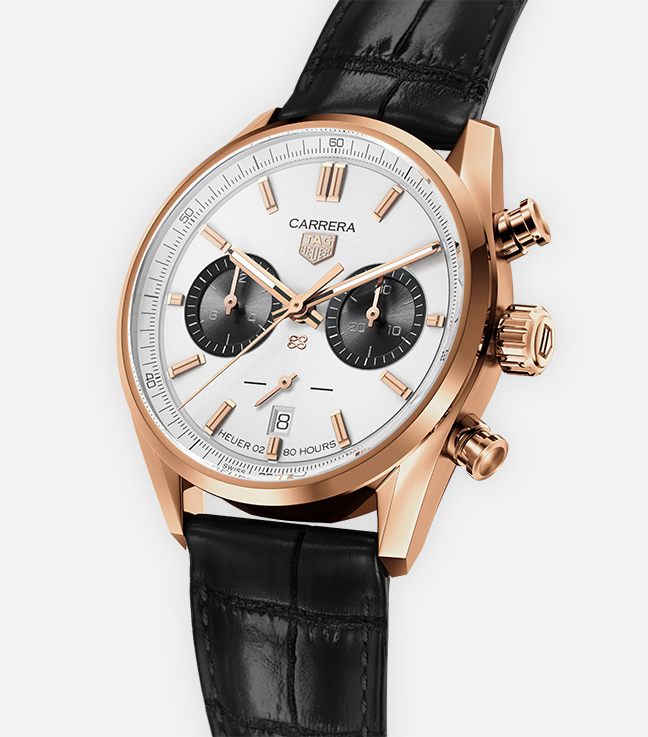Carrera Chronographe Jack Heuer Édition Limitée or