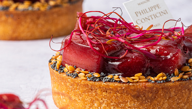Tarte à la rhubarbe - Philippe Conticini