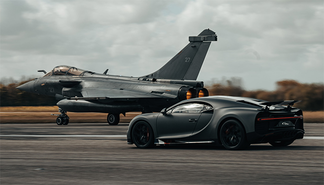 Bugatti Chiron Sport x Dassault Rafale Marine