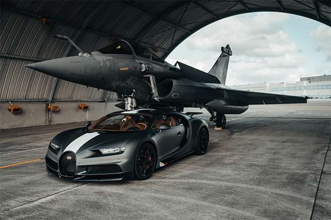 Bugatti Chiron Sport x Dassault Rafale Marine