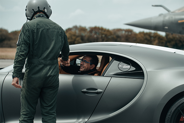 Bugatti Chiron Sport x Dassault Rafale Marine