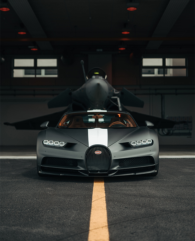 Bugatti Chiron Sport x Dassault Rafale Marine