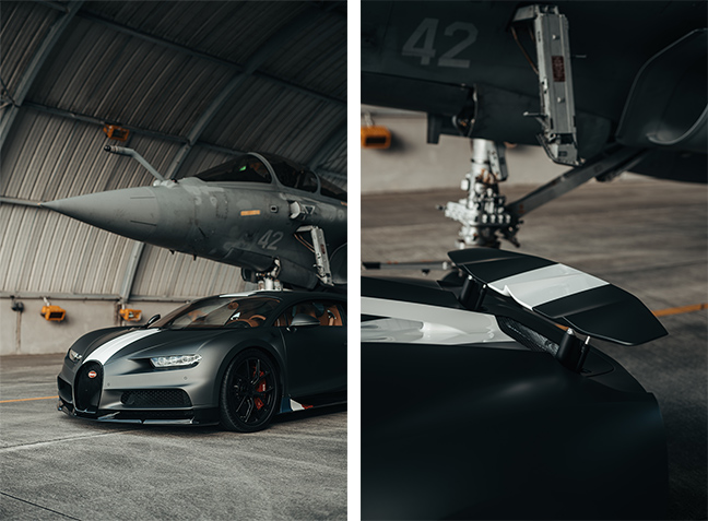 Bugatti Chiron Sport x Dassault Rafale Marine