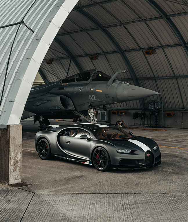 Bugatti Chiron Sport x Dassault Rafale Marine
