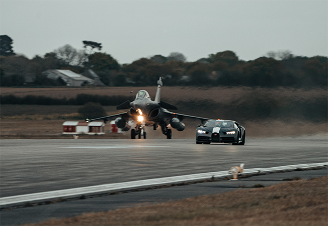 Bugatti Chiron Sport x Dassault Rafale Marine