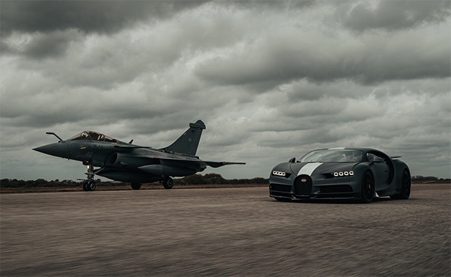 Bugatti Chiron Sport x Dassault Rafale Marine