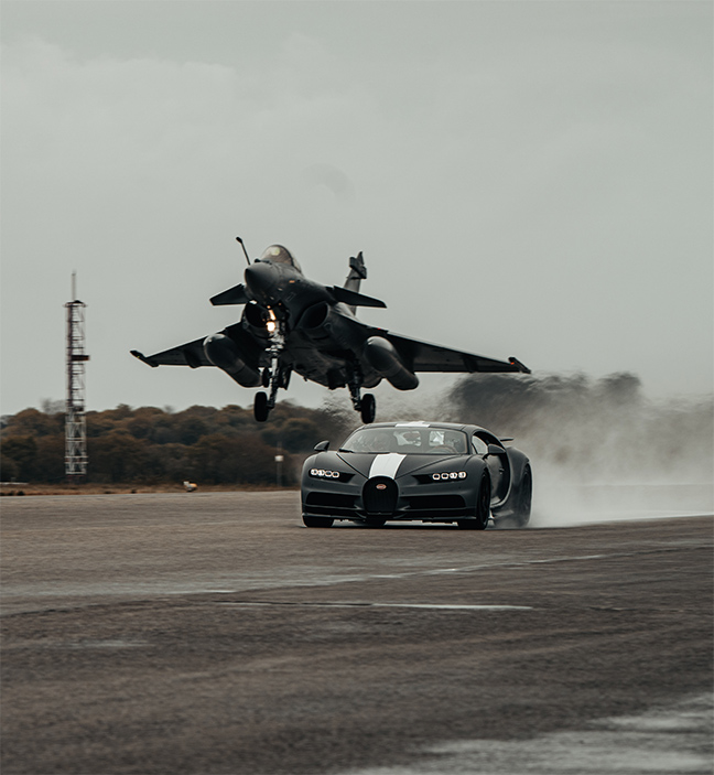 Bugatti Chiron Sport x Dassault Rafale Marine