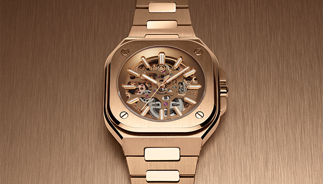 Bell & Ross BR 05 Skeleton Gold