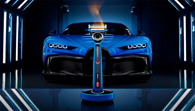 GilletteLabs et Bugatti