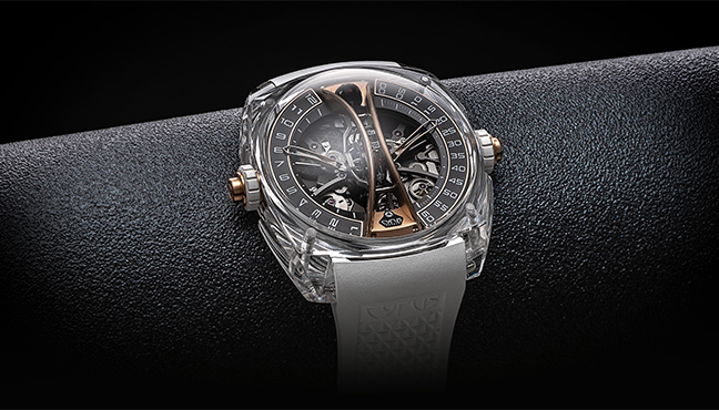 Cyrus Klepcys Vertical Tourbillon Squelette Saphir
