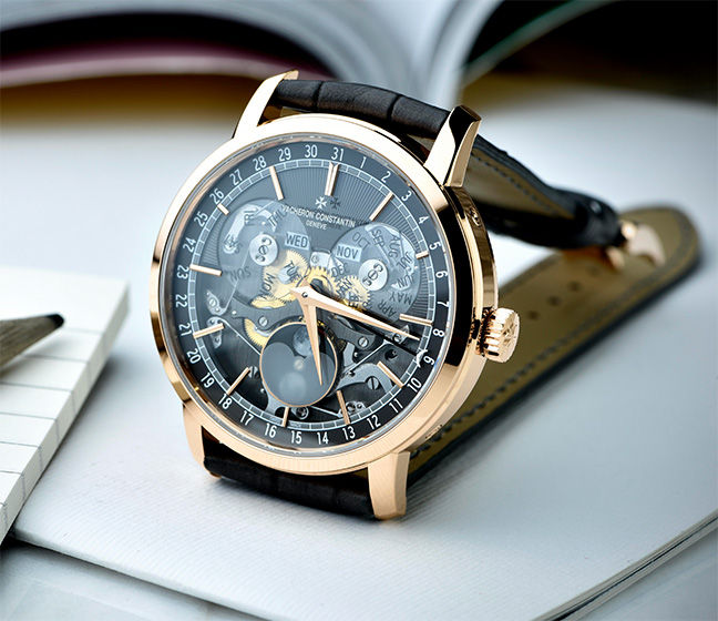 Vacheron Constantin Traditionnelle calendrier complet openface