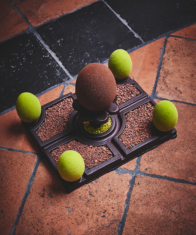 Un potager en chocolat