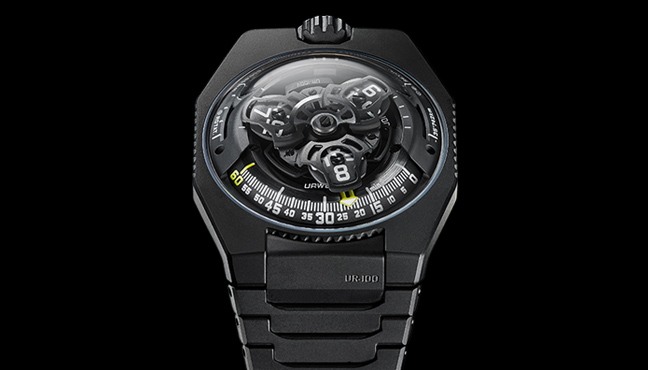 Urwerk UR-100 Full Black Titanium Jacket