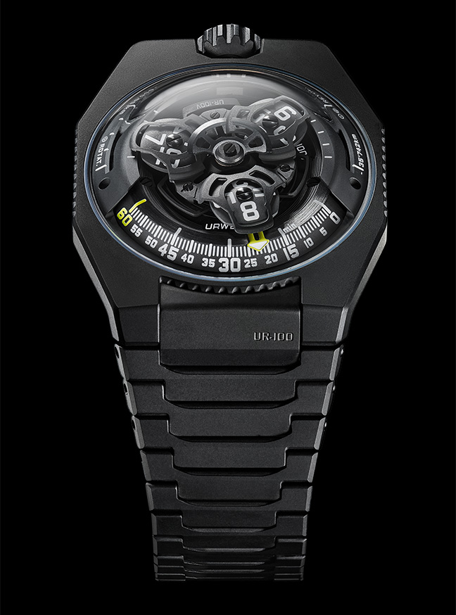 Urwerk UR-100 Full Black Titanium Jacket