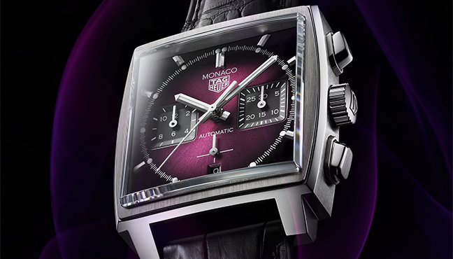 TAG Heuer Monaco Purple Dial Édition Limitée