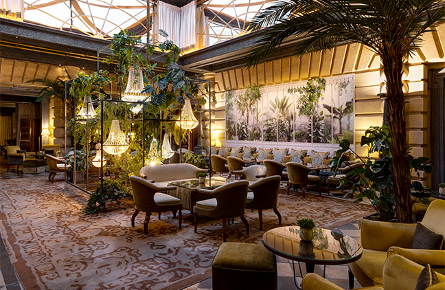 Jardin d'hiver Hôtel Métropole Monte-Carlo