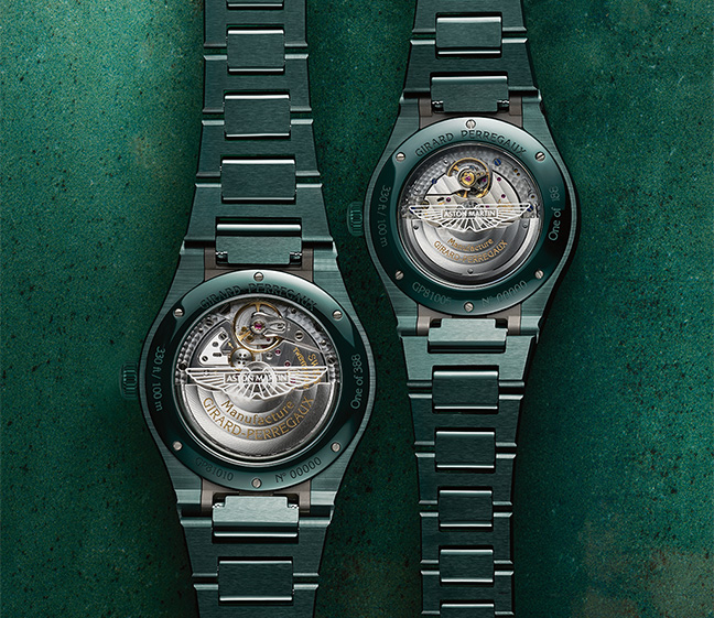 Girard-Perregaux Laureato Green Ceramic Aston Martin Edition