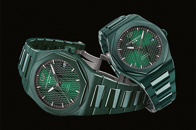 Girard-Perregaux Laureato Green Ceramic Aston Martin Edition