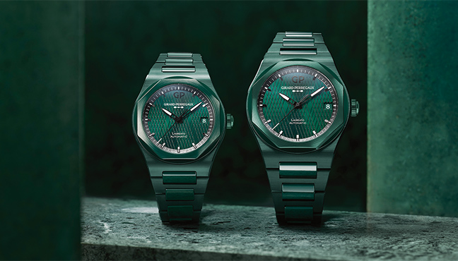 Girard-Perregaux Laureato Green Ceramic Aston Martin Edition
