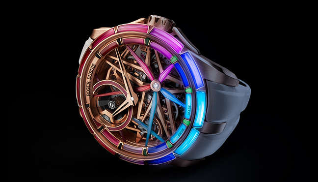 Roger Dubuis Monobalancier Excalibur Blacklight Spin-Stone
