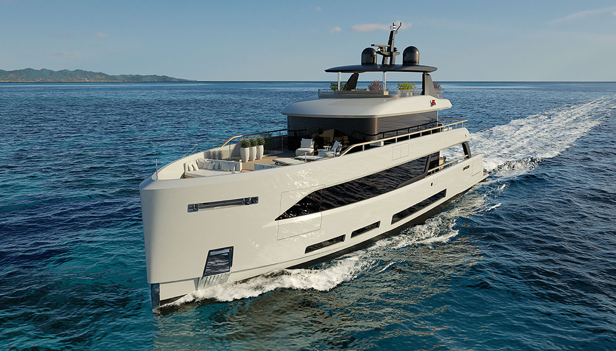 Sirena Yachts présente le design de sa nouvelle gamme de superyachts