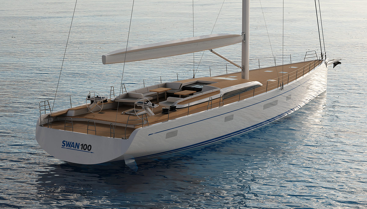 Le Swan 100 rejoint la famille des Swan Maxi