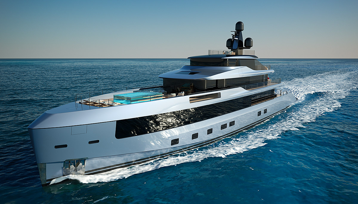 Le tout nouveau superyacht T560 Apache de Tankoa en construction