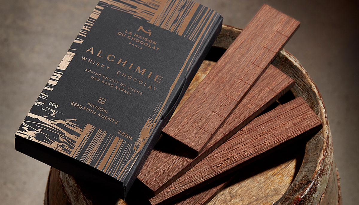Alchimie : la tablette de chocolat au goût intense de whisky
