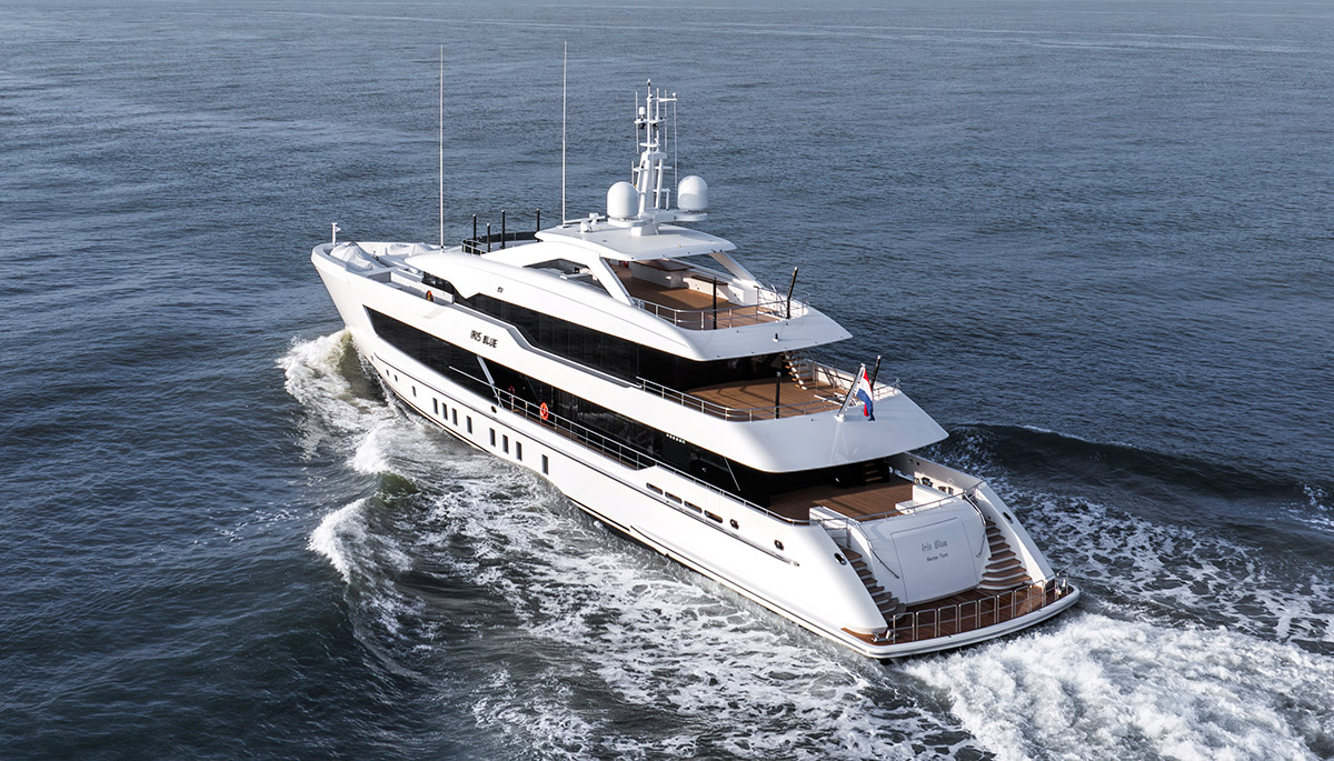 Heesen livre Iris Blue, son premier yacht de l’année 2024