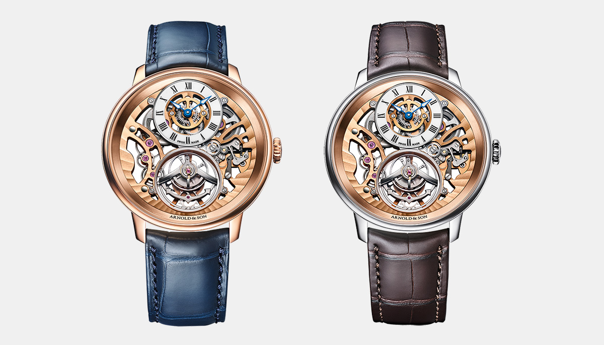 Arnold & Son Ultrathin Tourbillon Skeleton red gold & platinium