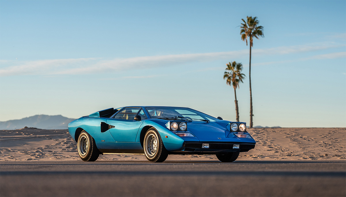 Une Lamborghini Countach LP 400 Periscopio de 1976 à Miami