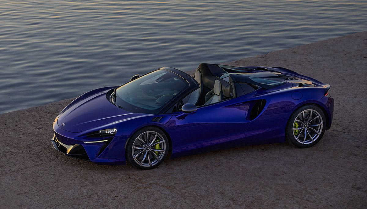 McLaren Artura Spider : première décapotable hybride haute performance de McLaren