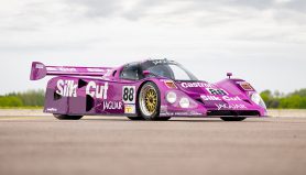 La Jaguar XJR-12 LM de Warwick, Nielsen et Wallace lors des 24 Heures ...