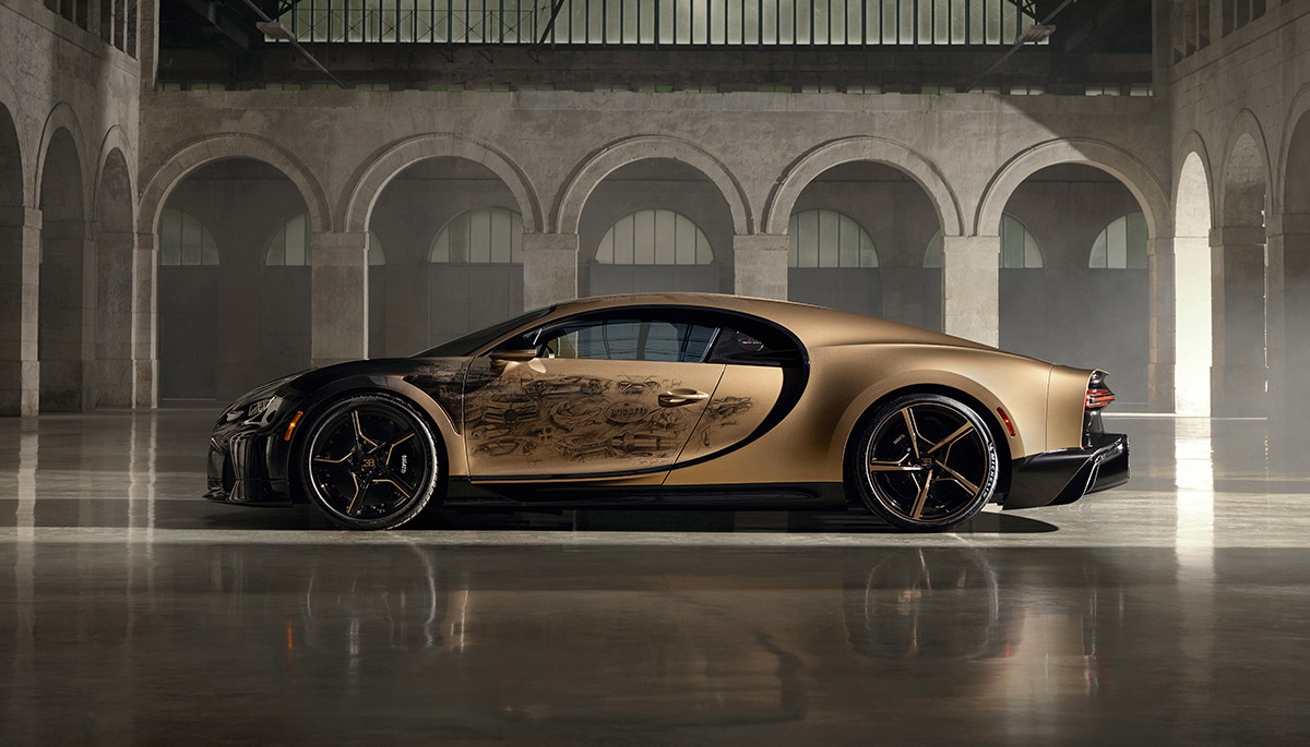 Voici la Bugatti Chiron Super Sport « Golden Era »