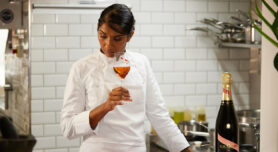 Kelly Rangama à La Table des Chefs de la Maison Mumm