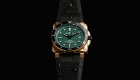 BR 03-92 Diver Black & Green Bronze