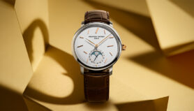 Slimline Moonphase Date Manufacture seconde/seconde/