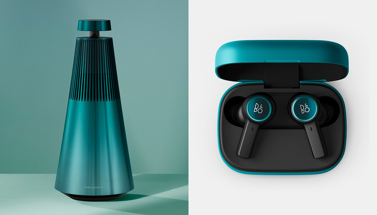 Bang & Olufsen Beosound 2 et Beoplay EX en Turquoise