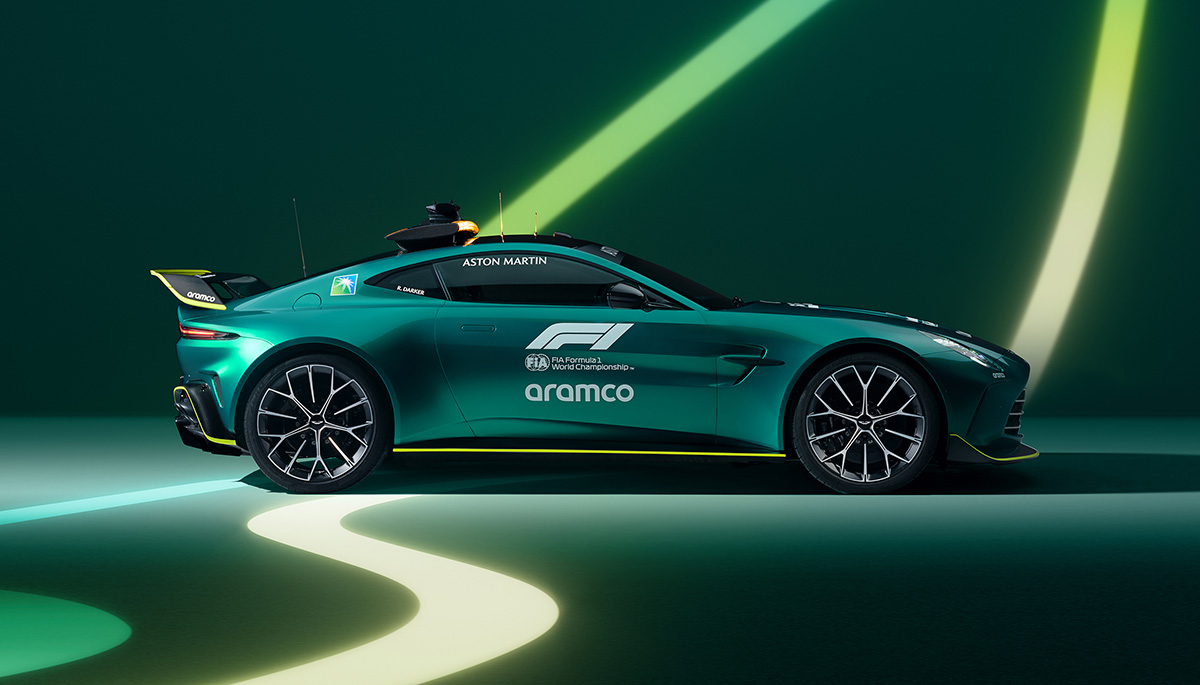 L’Aston Martin Vantage Safety Car de la FIA en Formule 1
