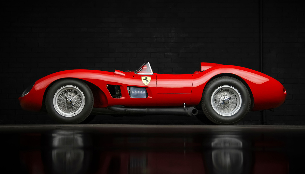 Une extraordinaire Ferrari 500 TRC de 1957 en vente sur RM Sotheby’s Sealed