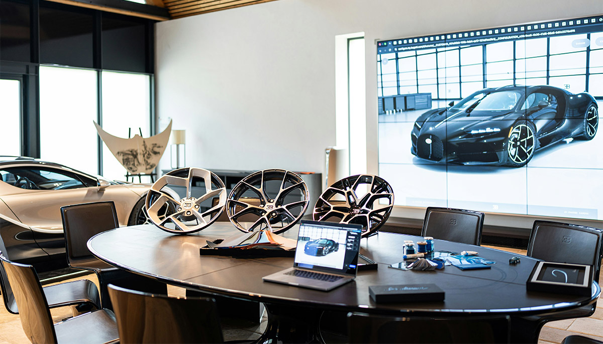 Chez Bugatti, la personnalisation devient un art !