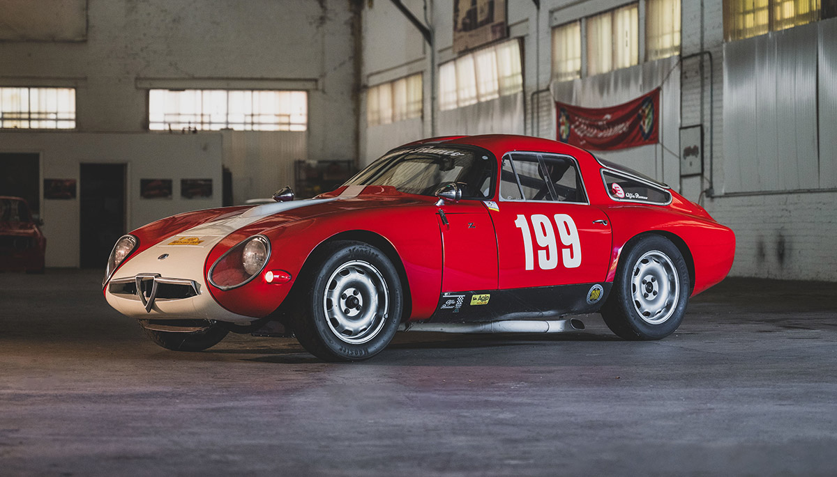Quadrifoglio Collection : Alfa Romeo Giulia TZ-1 « Double Bubble » 1964