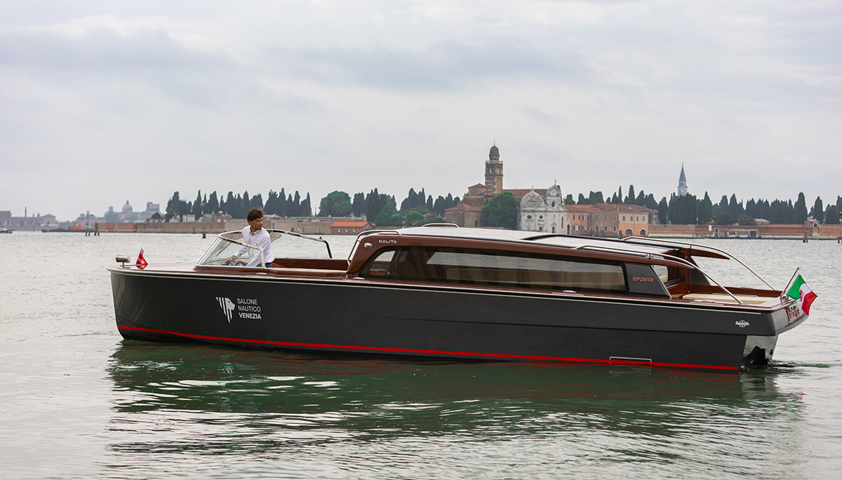 Voici Lucietta, le premier bateau-taxi électrique vénitien conçu par Nauta